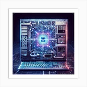 Computer Computer Computer Art Print