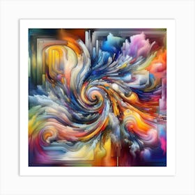 Abstract Abstract Painting 2 Art Print