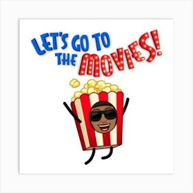 Let'S Go To The Movies Art Print