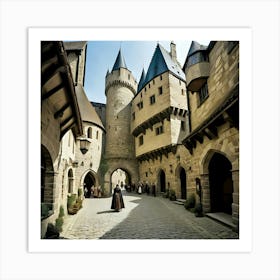 Castle In France Art Print