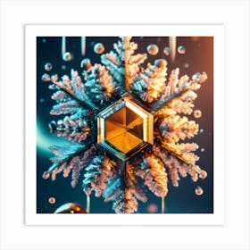 Snowflake 4 Art Print