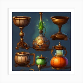 Mugs And Pots Art Print