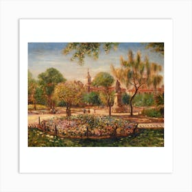 Paris Park Art Print