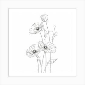 Poppies 39 Art Print