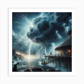 Stormy Night 2 Art Print