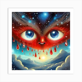 Face Of God Art Print