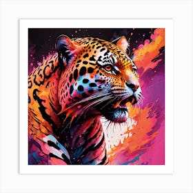 Tiger painting  Art Print