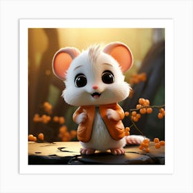 Cute Mouse 10 Art Print