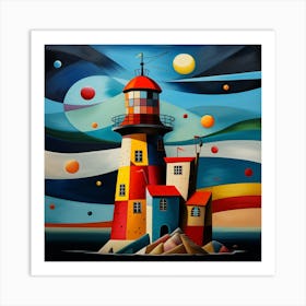 Lighthouse 9 Art Print