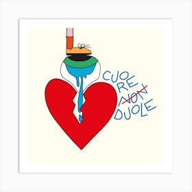 Cuore non duole Art Print