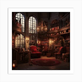 Library Room Art Print