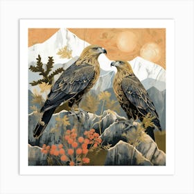 Bird In Nature Golden Eagle 1 Art Print