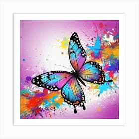 Colorful Butterfly 62 Art Print