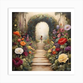 Garden Path 2 Art Print