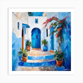 Blue Door 11 Art Print