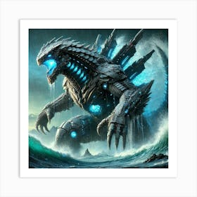 Leviathor Abyssal Colossus Art Print