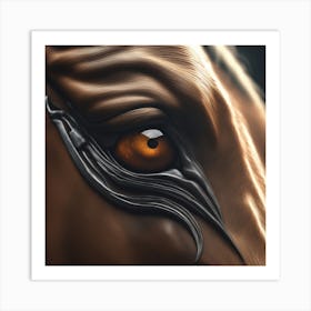 Eye Of A Horse 44 Art Print