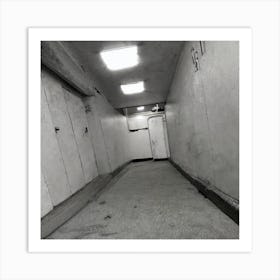 Hallway In A Building Art Print