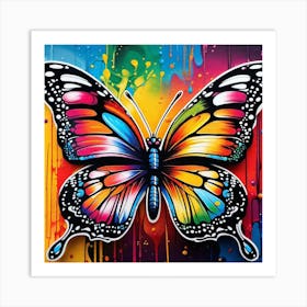 Butterfly Painting 41 Art Print