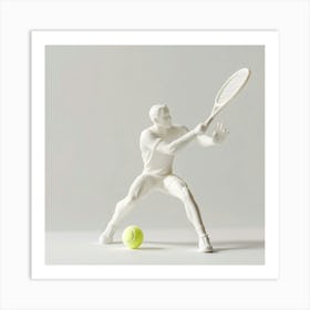 Tennis Player 2 Art Print