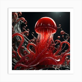 Red Jelly 15 Art Print