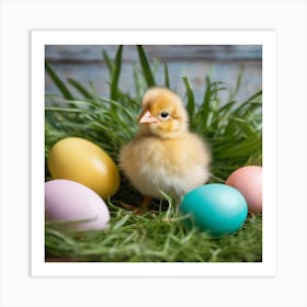 Easter Chick 8 Art Print