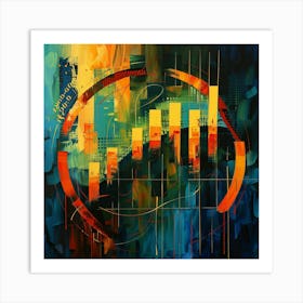 A Stock Market Graph Oil Painting Illustration 1718663945 1 Art Print