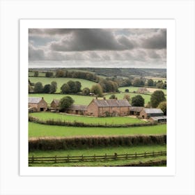 Farm In The Countryside 10 Art Print