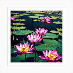 Lotus Flower 79 Art Print