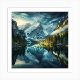 Mountain Lake 7 Art Print