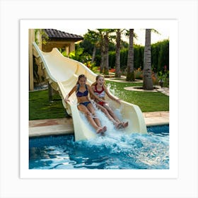 Water Slide Art Print