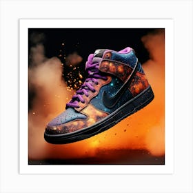 Nike Dunk High Galaxy Art Print