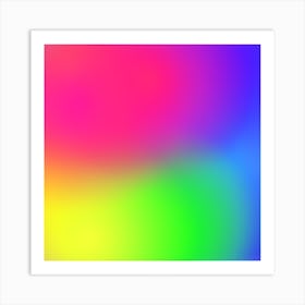 Rainbow Background 1 Art Print