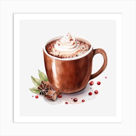 Hot Chocolate With Whipped Cream 12 Art Print