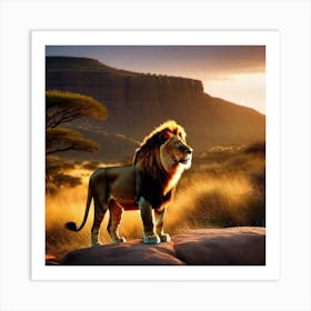 Lion King 17 Art Print