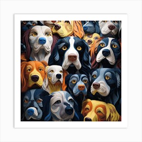 Dogs Of The World 1 Art Print