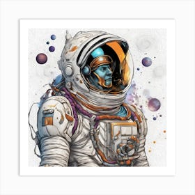 Astronaut Art Print