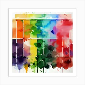 Color Palette Art Print