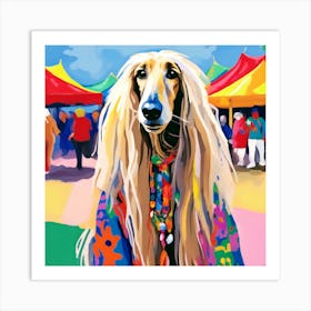 Afghan Hound Art Print