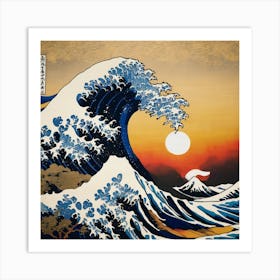 Great Wave Off Kanagawa 1 Art Print