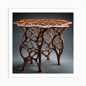 Coral Inspired Coffee Table Art Print