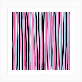 Abstract Striped Pattern Art Print