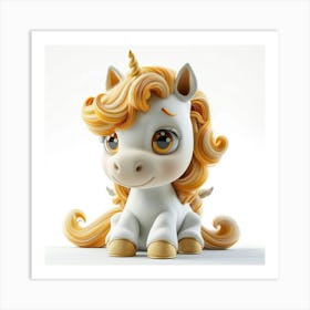 Cute Unicorn 851 Art Print