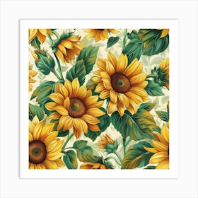 Sunflowers 10 Art Print