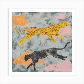 Cheetahs In The Sky 1 Art Print