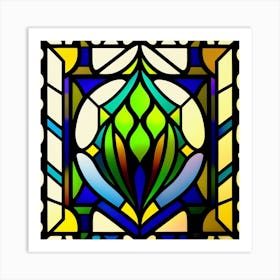 Stained Glass Art Print