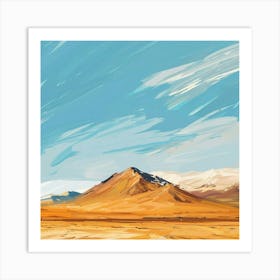 Desert Landscape 3 Art Print