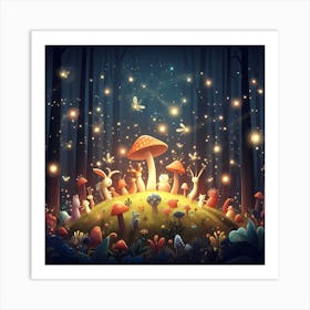 Fairy Forest 3 Art Print