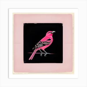 Pink Bird Art Print