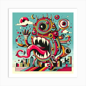 Monster 12 Art Print